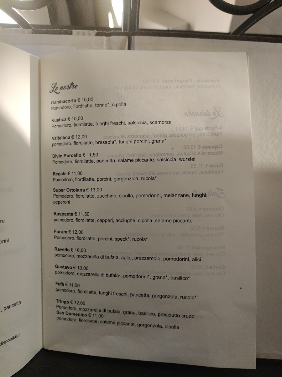 Menu Il Divin Porcello Al Forum Tennis-6